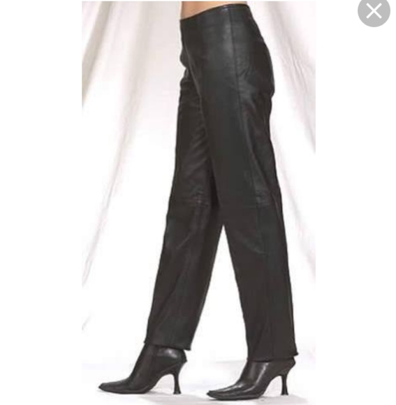 AT 100% Calfskin Leather Pants - Picture 8 of 8